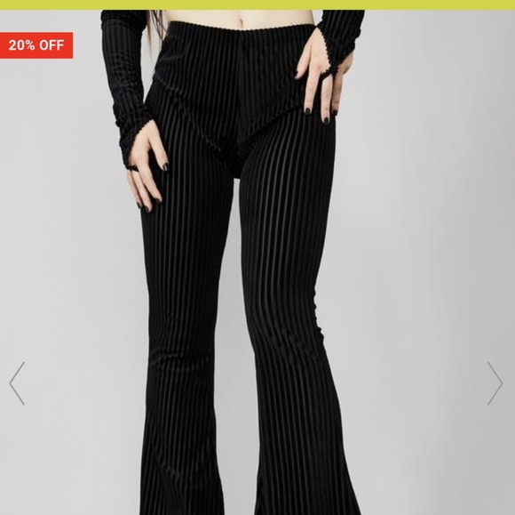 Dolls Kill Pants & Jumpsuits Dolls Kill Bad Dream Flare Pants Size Medium Poshmark